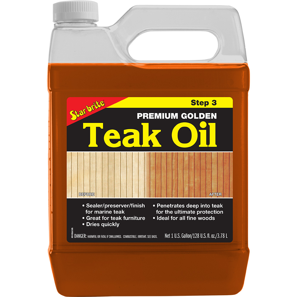 STAR BRITE PREMIUM GOLDEN TEAK OIL - STEP 3 1 GAL.