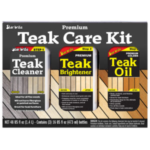 STAR BRITE PREMIUM TEAK CARE KIT - PINTS 16 OZ.