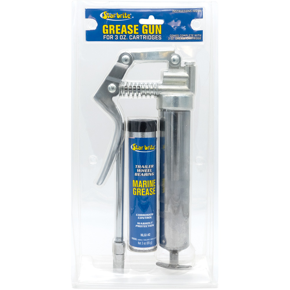 STAR BRITE PISTOL GREASE GUN WITH 3 OZ. CARTRIDGE