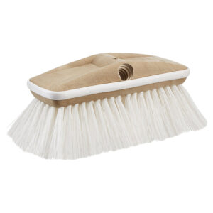 STAR BRITE 8" DELUXE BLOCK BRUSH W/ BUMPER - STIFF WHITE
