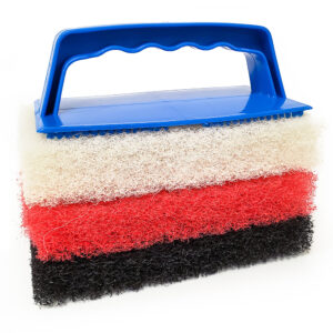 STAR BRITE LARGE SCRUB PAD  KIT W/ HANDLE + 3 PADS