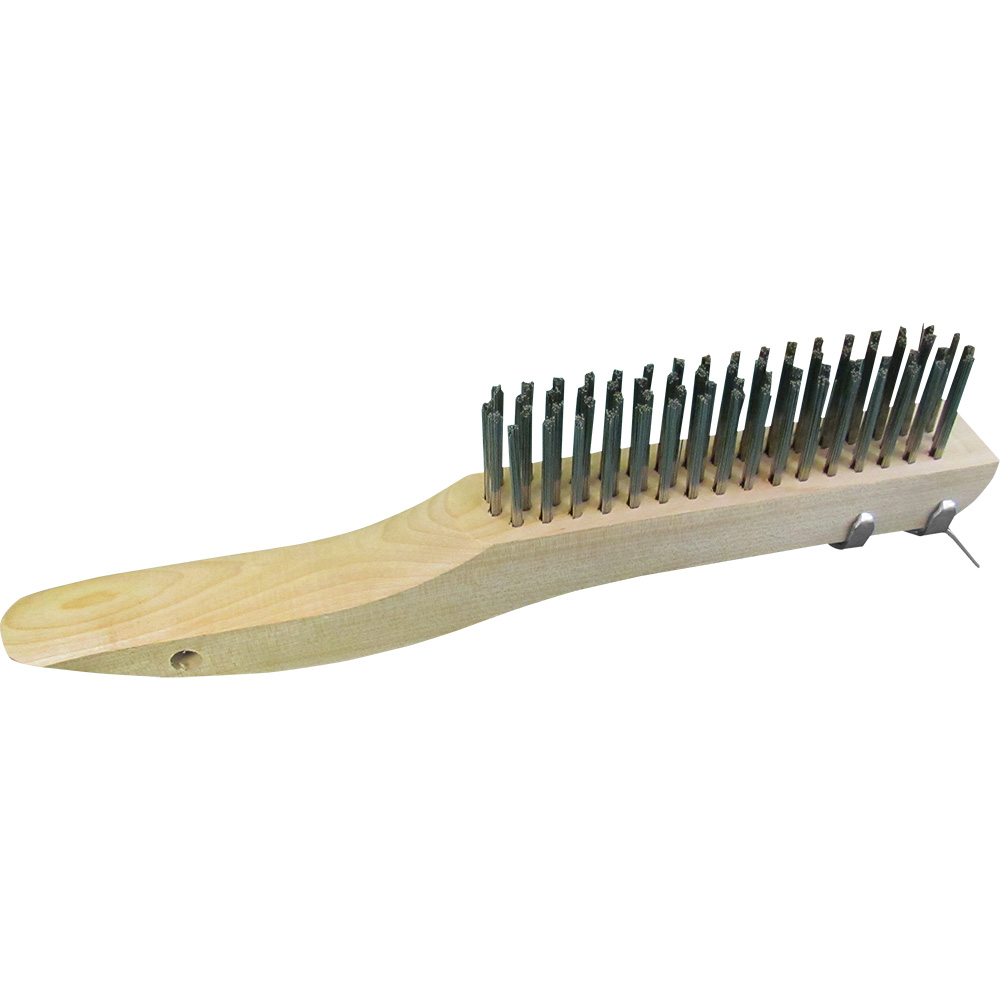 STAR BRITE STAINLESS STEEL BRISTLE UTILITY BRUSH W/
