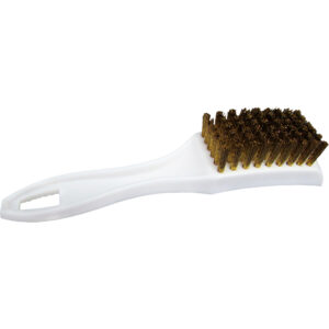 STAR BRITE SMALL PLASTIC  UTILITY BRUSH W/ BRASS BRISTLE