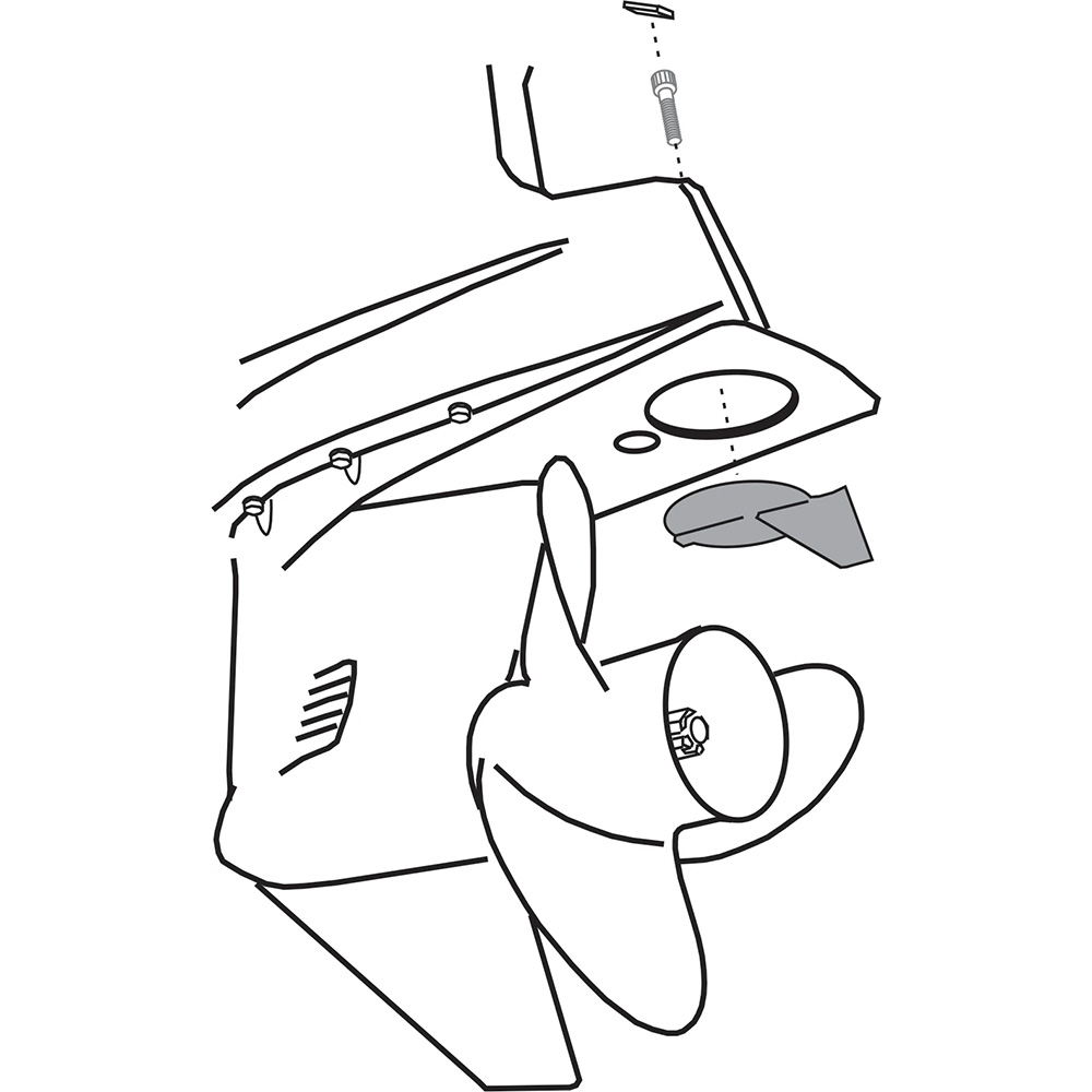 PERFORMANCE METALS YAMAHA TRIM TAB ANODE - 150-200HP - - Image 3