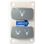 JABSCO SWITCH PANEL FOR 37045 & 37245 SERIES QUITE FLUSH