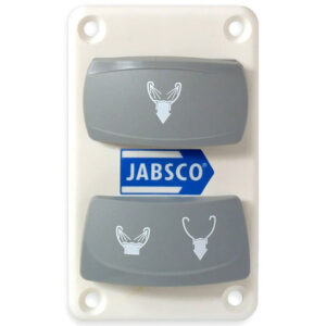JABSCO SWITCH PANEL FOR 37045 & 37245 SERIES QUITE FLUSH