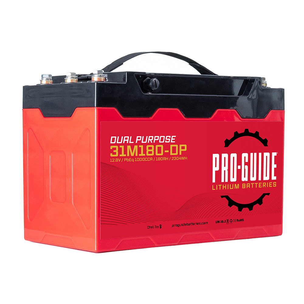 PRO-GUIDE ALPHA 12V 180AH GROUP 31 LITHIUM BATTERY - Image 2