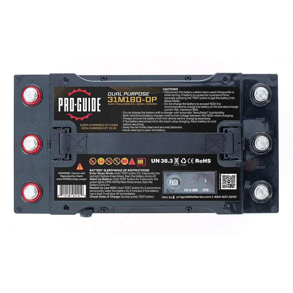 PRO-GUIDE ALPHA 12V 180AH GROUP 31 LITHIUM BATTERY - Image 4