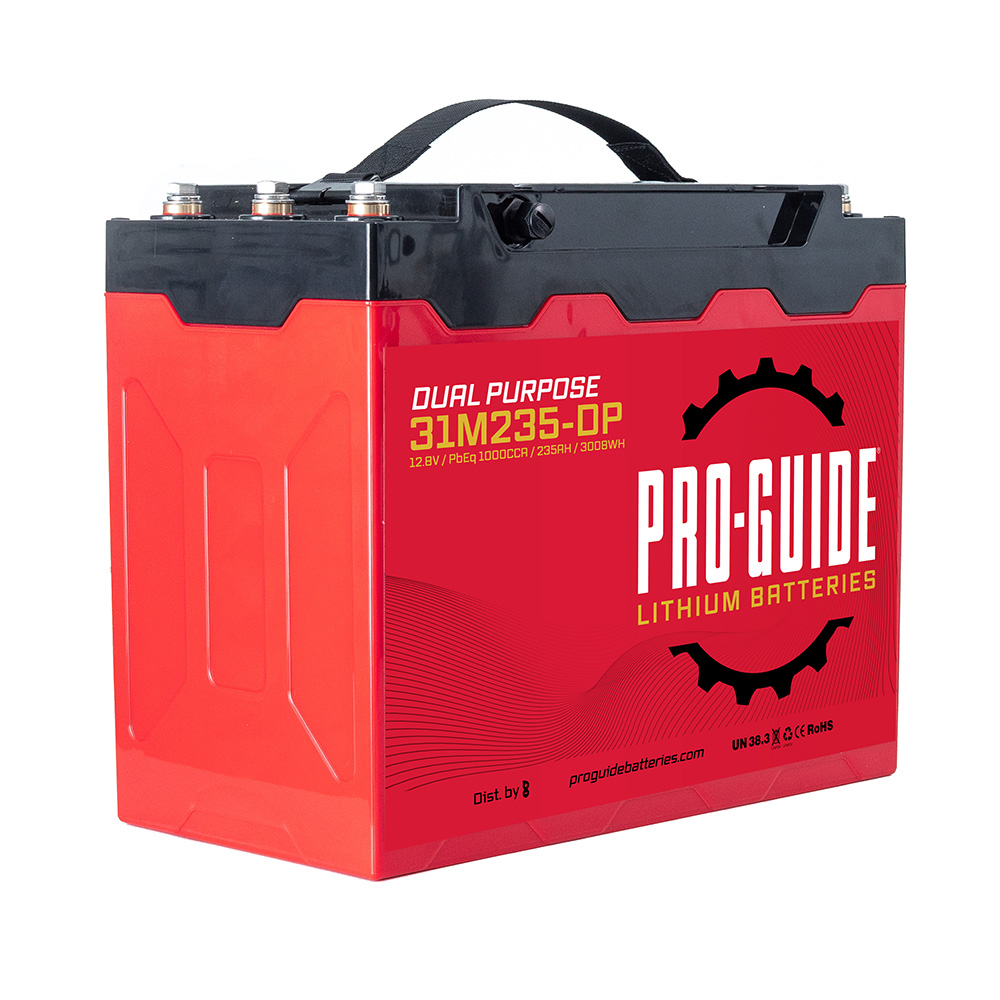 PRO-GUIDE ALPHA 12V 235AH GROUP 31 TALL LITHIUM BATTERY - Image 2