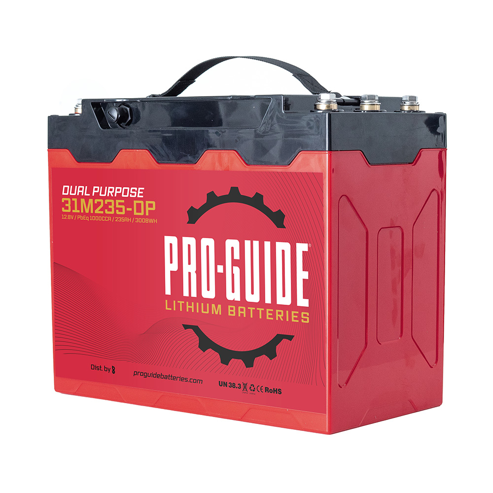 PRO-GUIDE ALPHA 12V 235AH GROUP 31 TALL LITHIUM BATTERY - Image 3