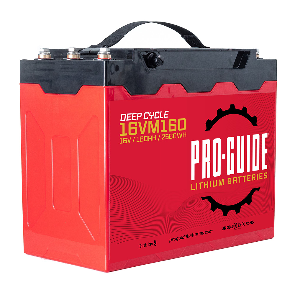 PRO-GUIDE ALPHA 16V 160AH GROUP 31 TALL LITHIUM BATTERY - Image 2