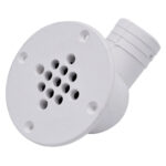 T-H MARINE 90 DEGREE COCKPIT SCUPPER DRAIN -WHITE