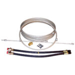 LOAD RITE STEEL BRAKE LINE SINGLE AXLE KIT