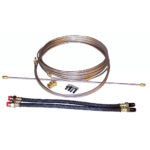 LOAD RITE STAINLESS STEEL  BRAKE LINES SINGLE AXLE KIT