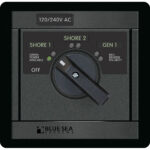 BLUE SEA 1488 360 PANEL 120/240V AC ROTARY 65A OFF +3