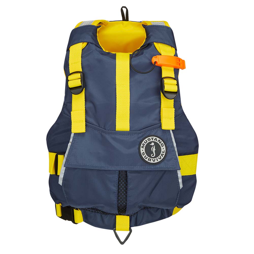 MUSTANG YOUTH BOBBY FOAM VEST 55-88 LBS NAVY - Image 2