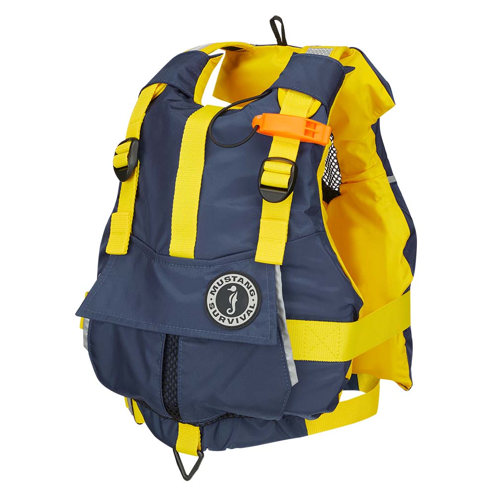 MUSTANG YOUTH BOBBY FOAM VEST 55-88 LBS NAVY
