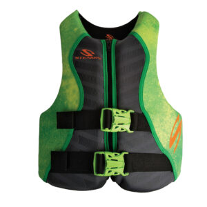 STEARNS YOUTH HYDROPRENE LIFE VEST GREEN 50-90 LBS
