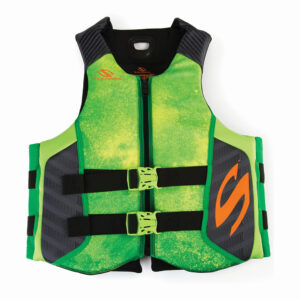 STEARNS ADULT HYDROPRENE GREEN LIFE VEST - MEDIUM