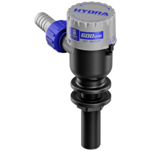 T-H MARINE HYDRA LIVEWELL PUMP 600 GPH LONG NOZZLE 12V