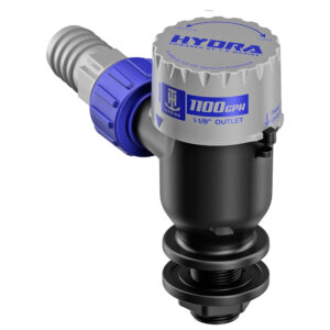 T-H MARINE HYDRA LIVEWELL PUMP 1100 GPH SHORT NOZZLE 12V