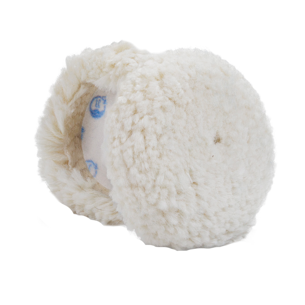 LAKE COUNTRY MARINE WHITE CUTTING WOOL PAD 3" X .75"