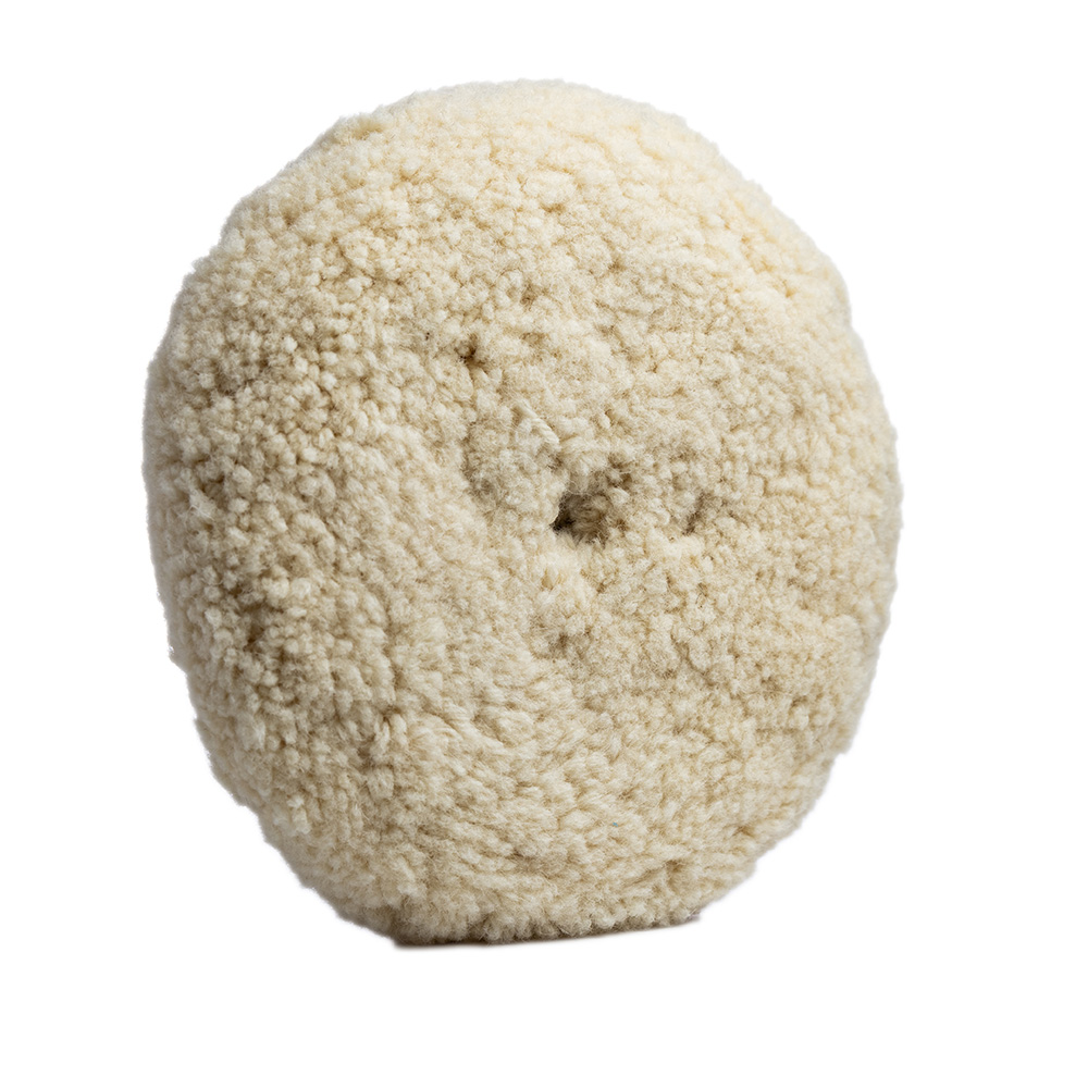 LAKE COUNTRY WHITE TWISTED 100% WOOL PAD - QUICK