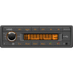 VDO 12V RADIO WITH ORANGE DISPLAY, BT, USB, WEATHERBAND