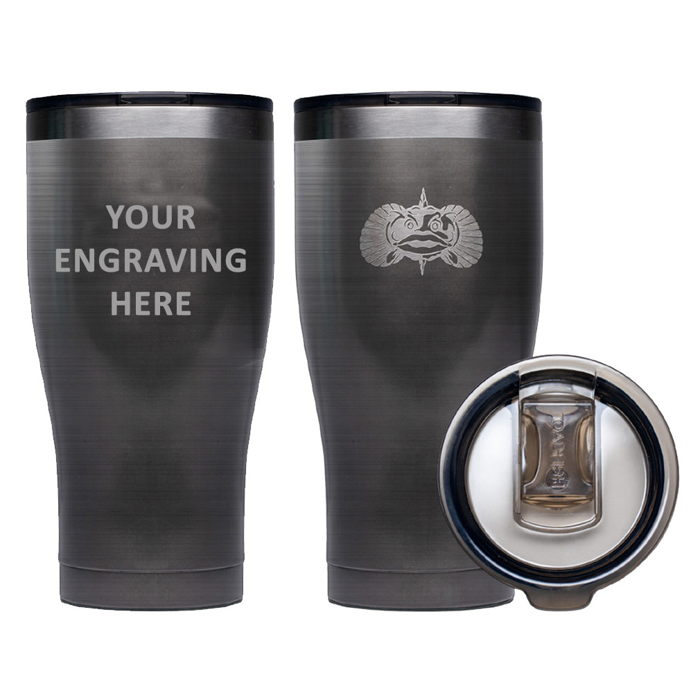 TOADFISH TOADFISH NON-TIPPING 20OZ TUMBLER-GRAPHITE